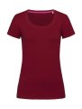 Dames T-shirt Strech Stedman Claire ST9700 bordeaux